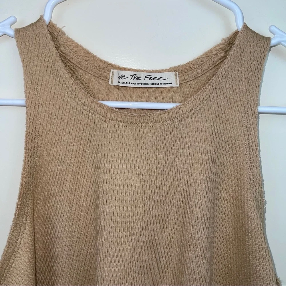 Free People Cool It Tank Top True Tan XS